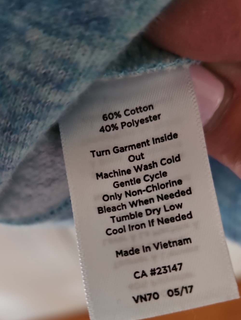 T BY TALBOTS LIGHT BLUE SWEATSHIRT SZ XL - Picture 6 of 6